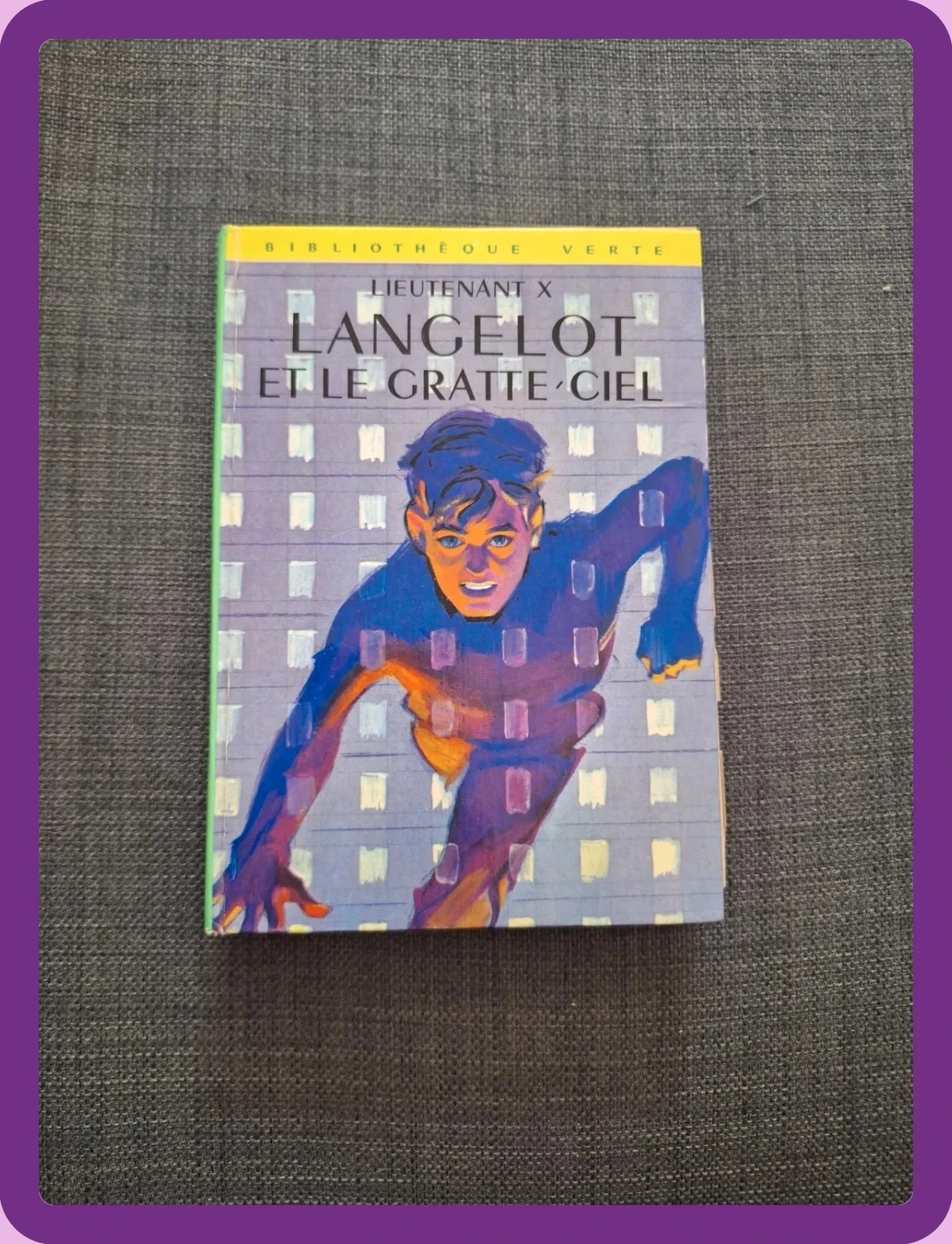 Livre vintage "Langelot et le gratte-ciel" - Lieutenant X
